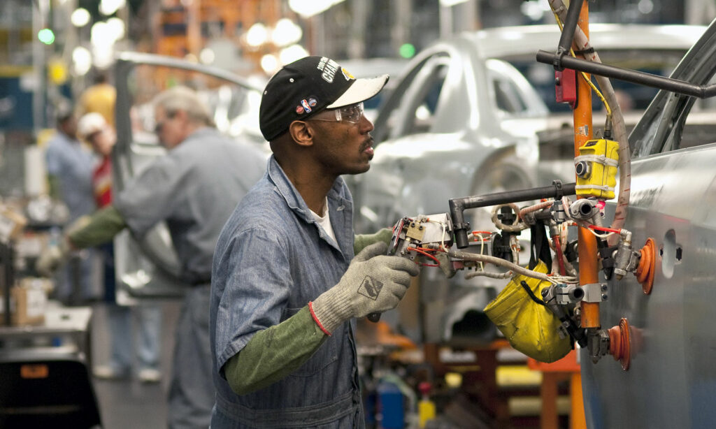 Featured image for Autoworkers Return To Work As Factories Open. But Is It Safe?