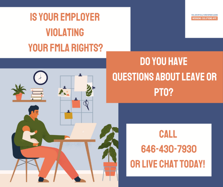 Featured image for Are Your FMLA Rights Being Violated? Do You Have Questions About Leave? Call or Live Chat Today!