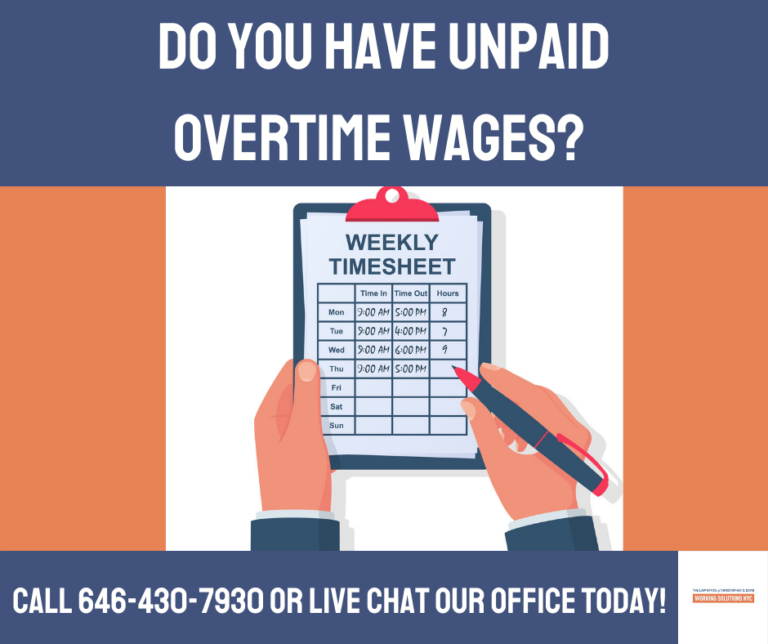 Featured image for Do You Have Unpaid Overtime Wages? Call or Live Chat Our Office Today!