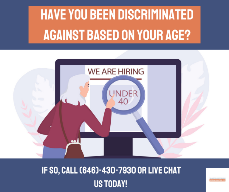 Featured image for Have You Experienced Age Discrimination in the Workplace? Call or Live Chat Us Today!