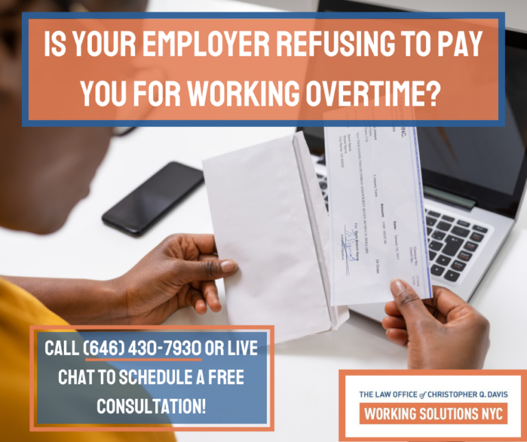 Featured image for Is Your Employer Refusing To Pay You For Working Overtime? Contact The Working Solutions Law Firm Today!