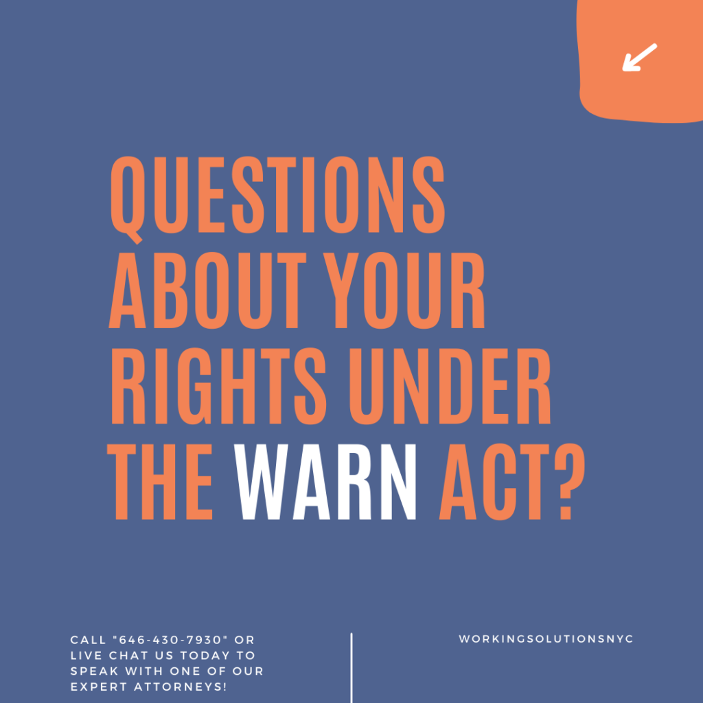 Featured image for Questions about the WARN Act? Contact Us Today!