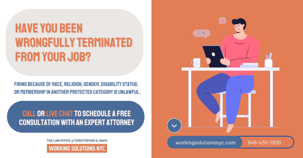 Featured image for Have You Been Wrongfully Terminated? Contact The Law Office Of Christopher Q. Davis Today!