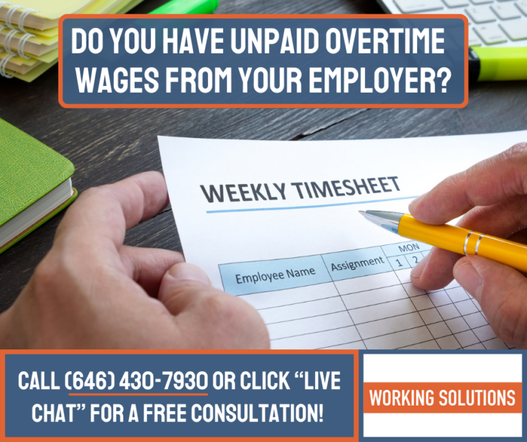 Featured image for Do You Have Unpaid Overtime Wages From Your Employer? Contact Working Solutions Today!