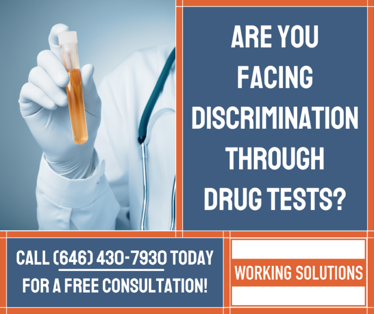 Drug Test Discrimination