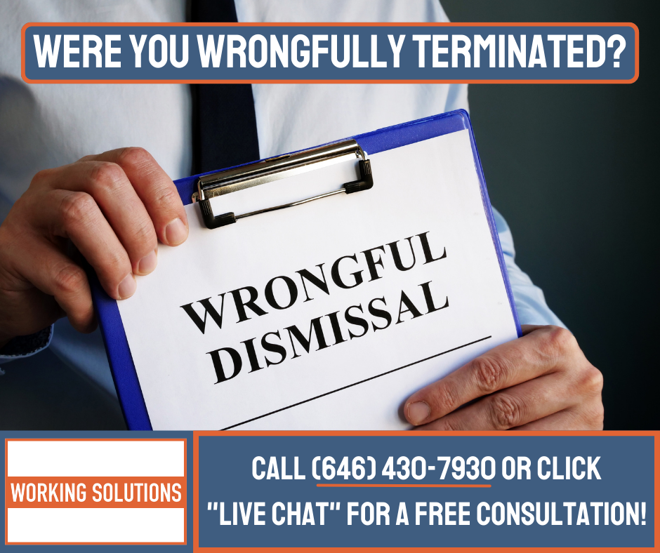Wrongfully Terminated