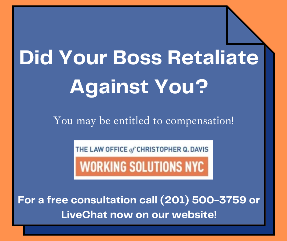 Did Your Boss Retaliate Against You?