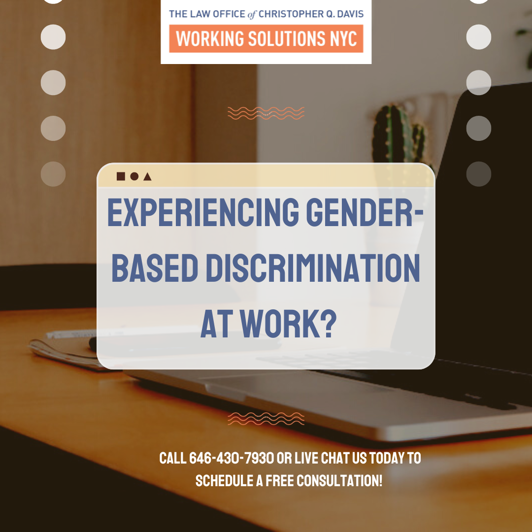 gender discrimination attorney in New York, NY