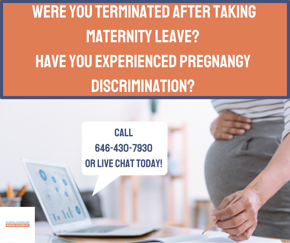 pregnancy discrimination attorney in NYC